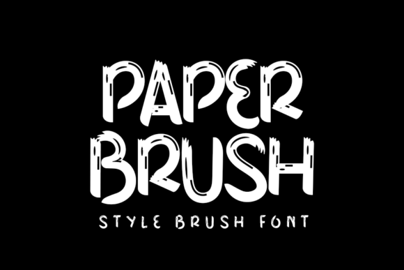 A Designer's Look at Paper Brush: A Bulky Display Font for Real Projects