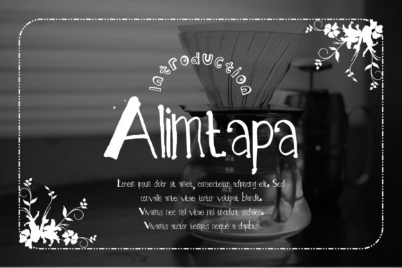 Alimtapa: A Friendly Handwritten Font for Brand Identity