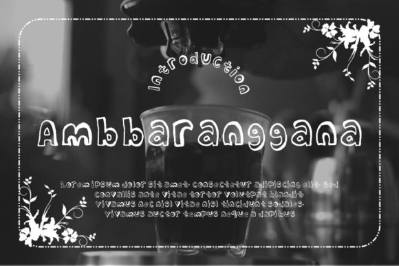 Ambbaranggana: A Display Font to Help Your Brand Stand Out