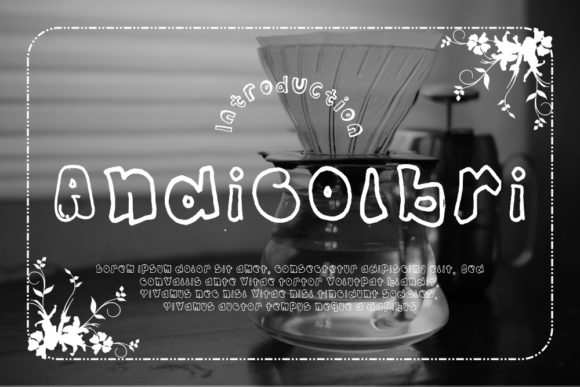Andicolbri: The Display Font for Distinctive Business Branding