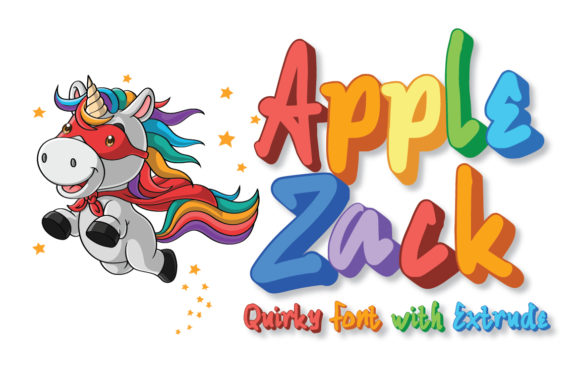 Applezack: A Playful Display Font for Creative Crafters