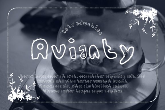 Avianty: An Enchanting Display Font for Editorial Mood