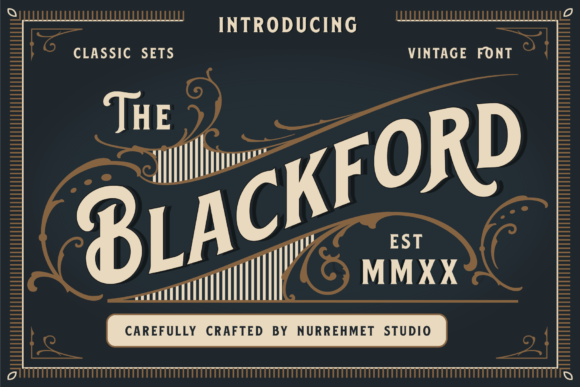 Blackford Font: A Vintage Typeface for Modern Campaigns