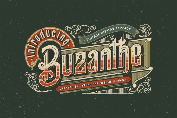 Buzanthe: Elevate Your Campaigns with This Vintage Display Font