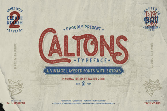 Caltons Font: Adding a Playfully Retro Touch to Modern Branding