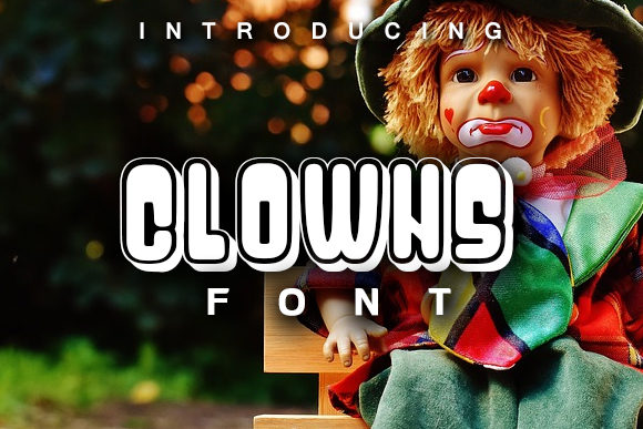 Clowns: A Bold and Quirky Display Font for Creative Campaigns