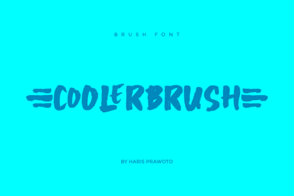 Coolerbrush: A Chunky Display Font for Creative Branding