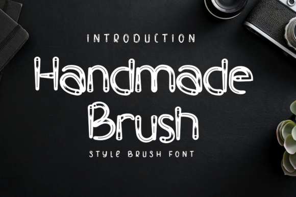 Crafting Personality: The Handmade Brush Font