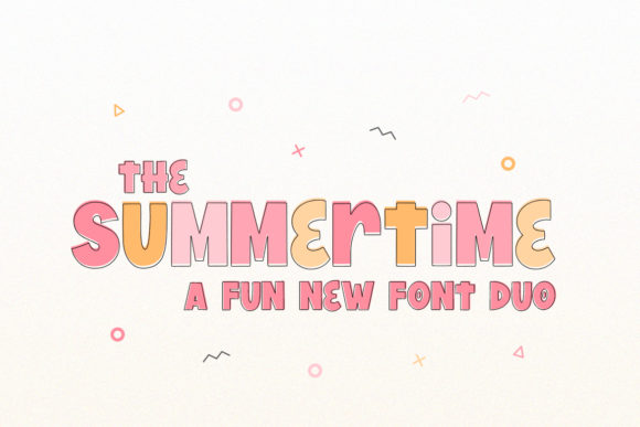 Designing with The Summertime: A Bold and Friendly Font