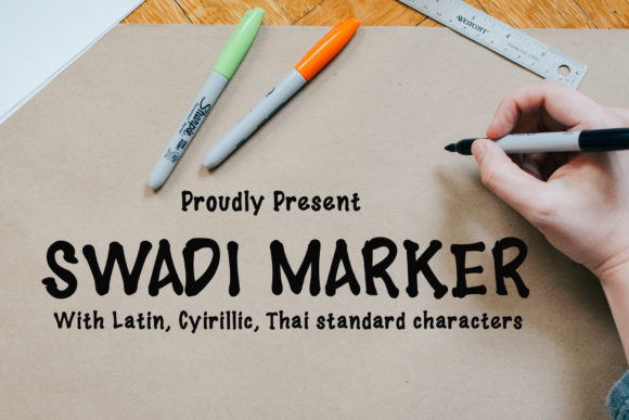 Discovering Swadi Marker: A Sweet and Friendly Display Typeface