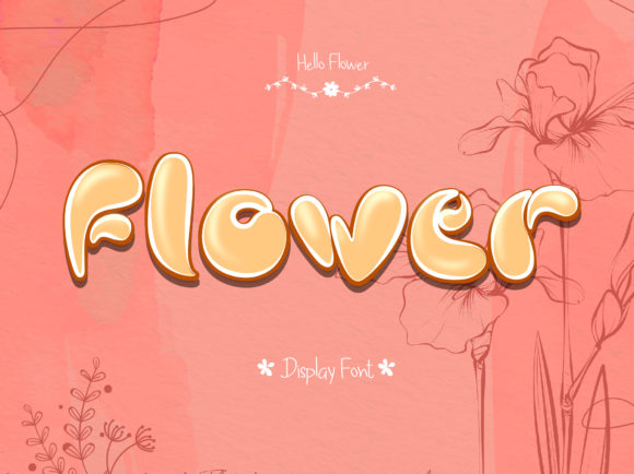 Flower: A Bold Display Font for Branding That Connects