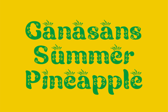 Ganasans: A Cheerful Font That Brings Playful Personality to Digital Layouts