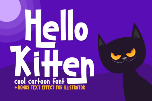 Hello Kitten: A Display Font for Storytelling