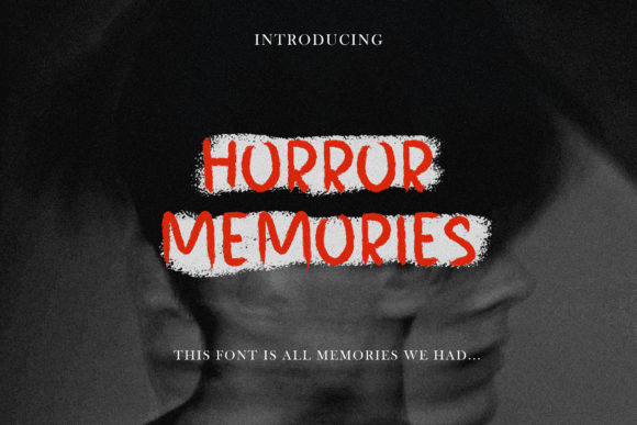 Horror Memories: A Dramatic Display Font for Bold Branding