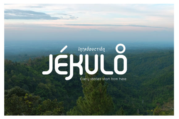 Jekulo: A Display Font for Digital Sophistication