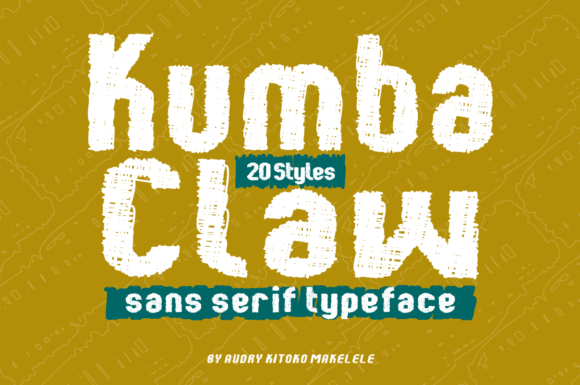 Kumba Claw Font Review for Makers & Handmade Products
