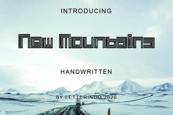 New Mountains Font: A Bold Display Typeface for Modern Marketers