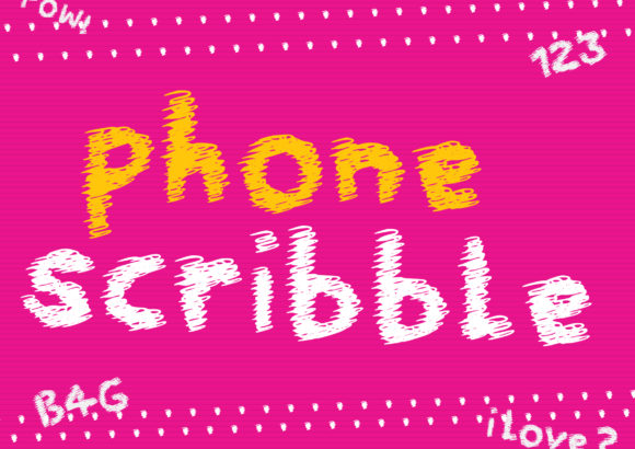 Phone Scribble: A Font That Gives Your Brand a Personal Touch
