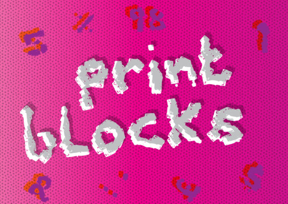 Print Blocks: A Display Font Perfect for Maker Projects