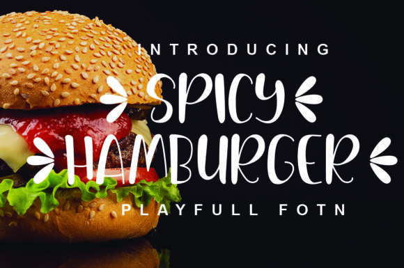 Spicy Hamburger: A Quirky Display Font for Eye-Catching Campaigns