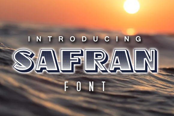 Stand Out with Safran: A Bold Display Font for Marketers