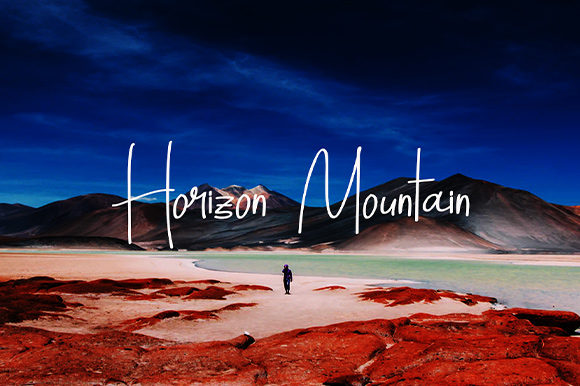 Transform Your Brand with Horizon Mountain Font